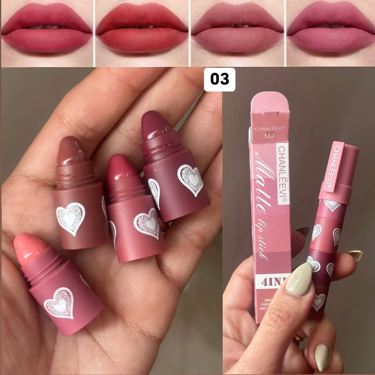 رژ طبقه ای طرح شیگلم برند Chanleevi