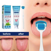 پک مسواک سیلیکونی+ژل تمیز کننده زبان