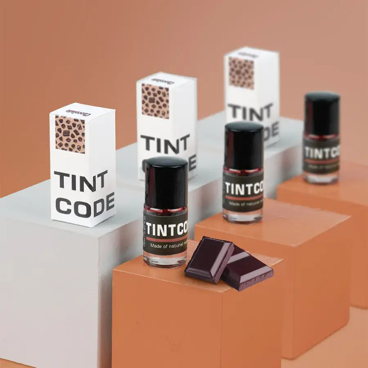 تینت لب قهوه ای tint code